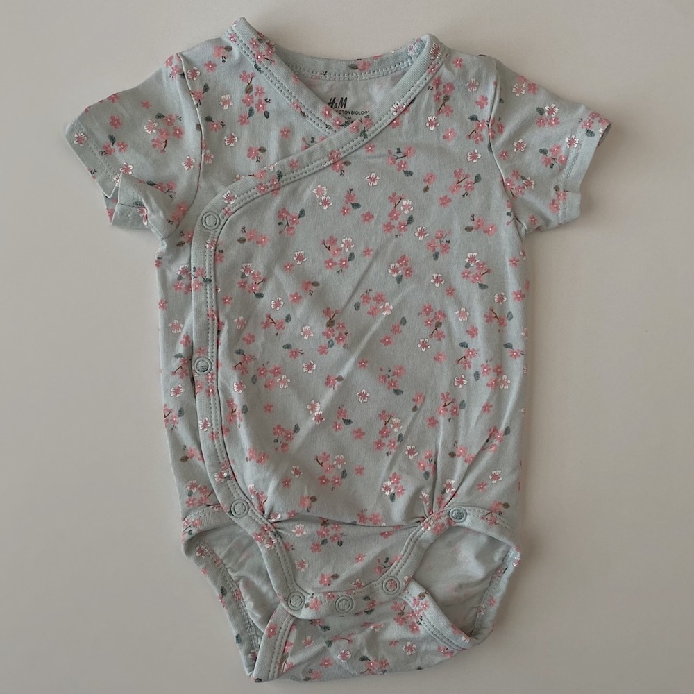 Floral Kimono-Styled Bodysuit